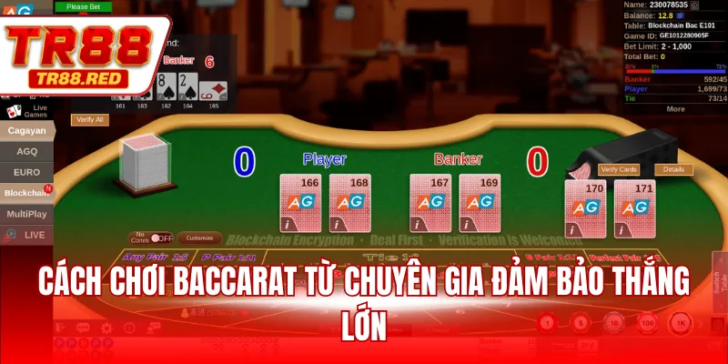 Cách chơi baccarat từ chuyên gia đảm bảo thắng lớn